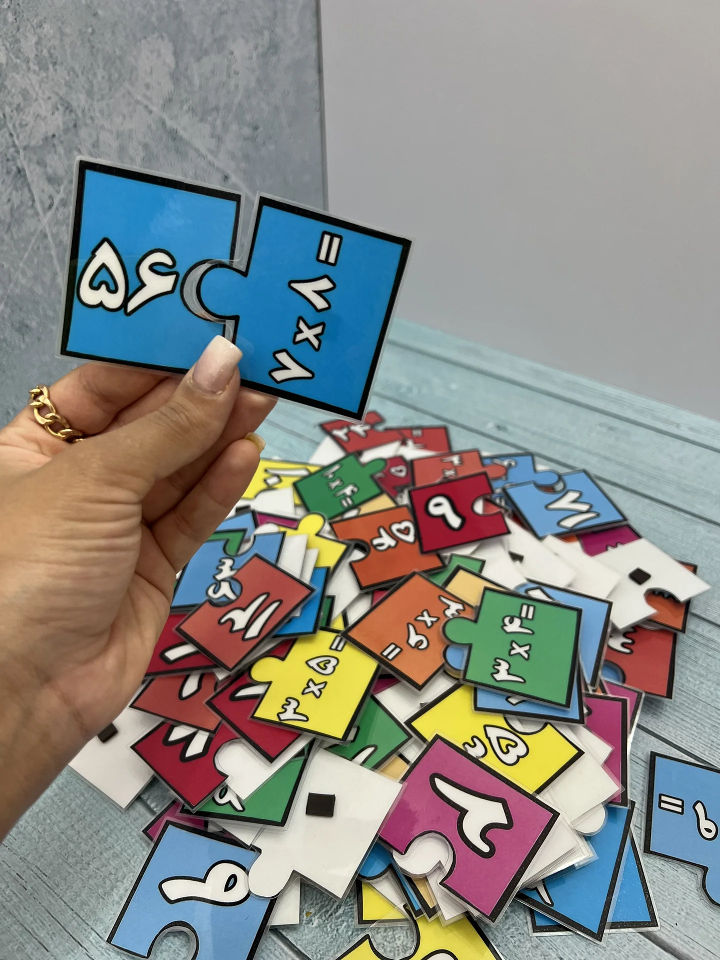 پازل ضرب از ضرب یک تا ده 